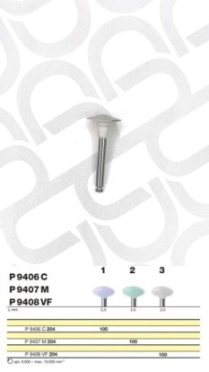 Полировочный бор по композиту 3-я ступень / P 9408 VF 204.100, Drendel + Zweiling DIAMANT GmbH, Германия